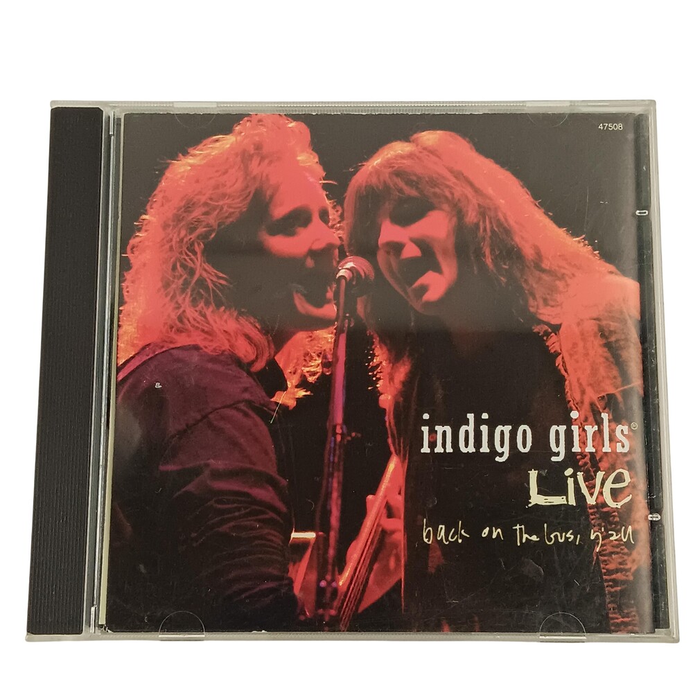 Vintage Indigo Girls CD Back On The Bus Y'all 1991 Live Folk Rock Epic Black